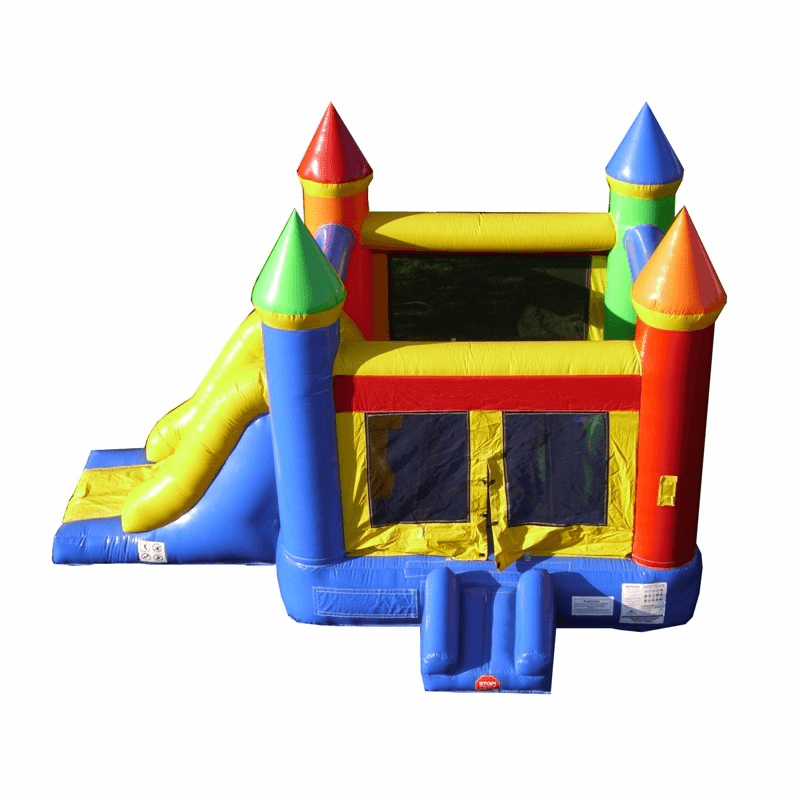 Rent Inflatable Rainbow Inflatable - Rainbow Castle w/ Slide